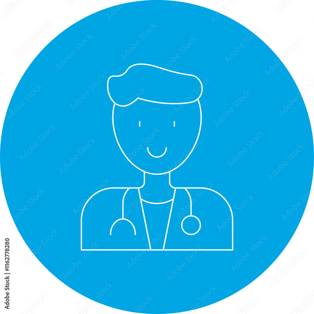Doctor icon single vector illustration Doctor icon single vector illustration