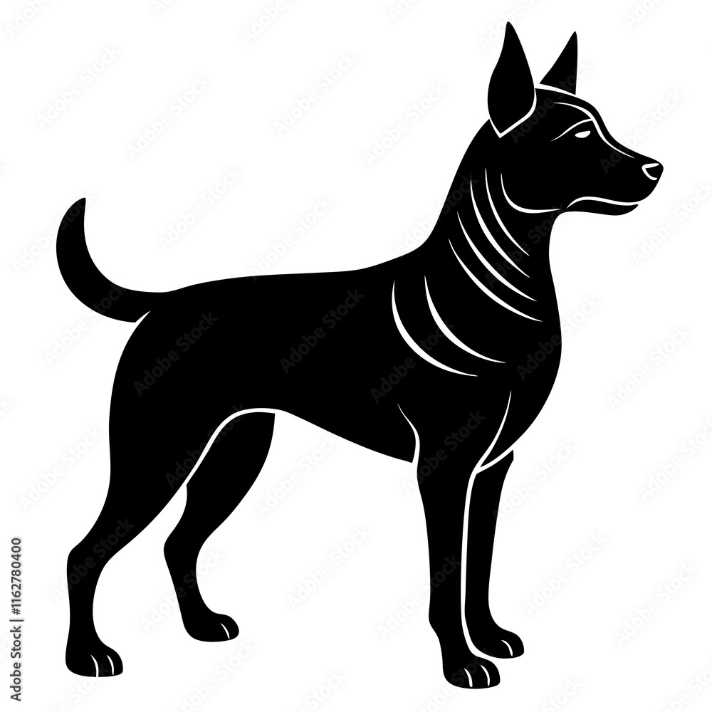 Dog Silhouette vector silhouette Dog Silhouette vector silhouette