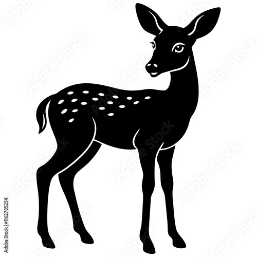 Doe Silhouette vector silhouette