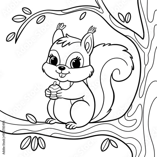 squirrel on a branch