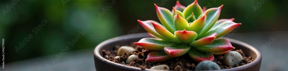 Euphorbia Ingens in a pot with soil and rocks, potted plant, succulent Euphorbia Ingens in a pot with soil and rocks, potted plant, succulent