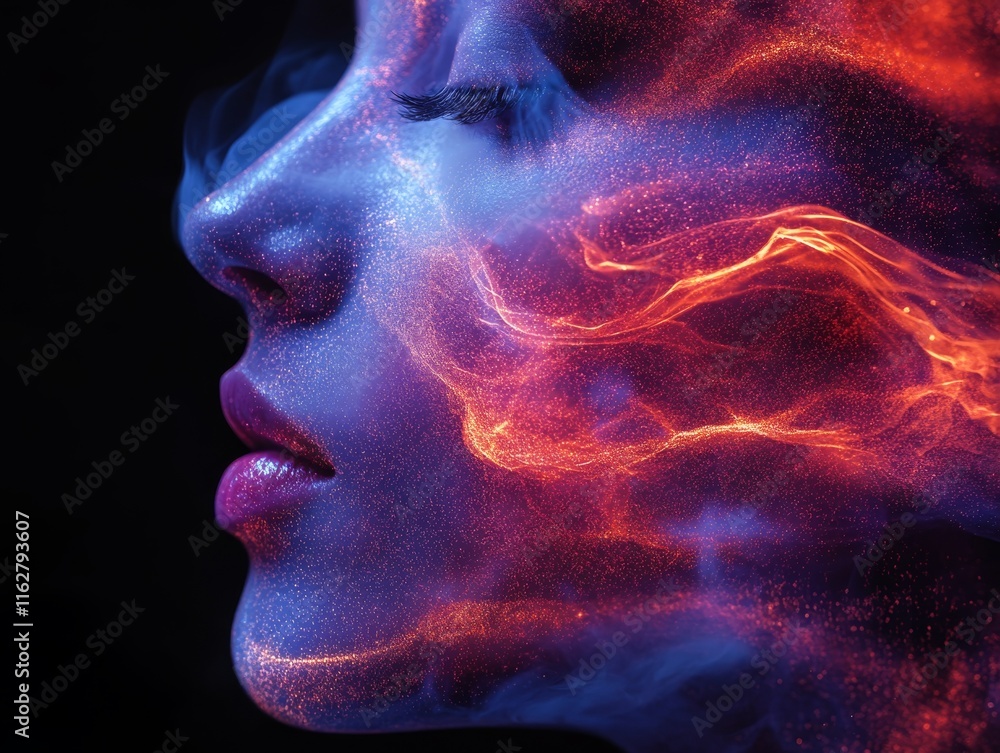 A mesmerizing blend of colors and textures depicting the intricate connection between emotion and inner peace. A mesmerizing blend of colors and textures depicting the intricate connection between emotion and inner peace.