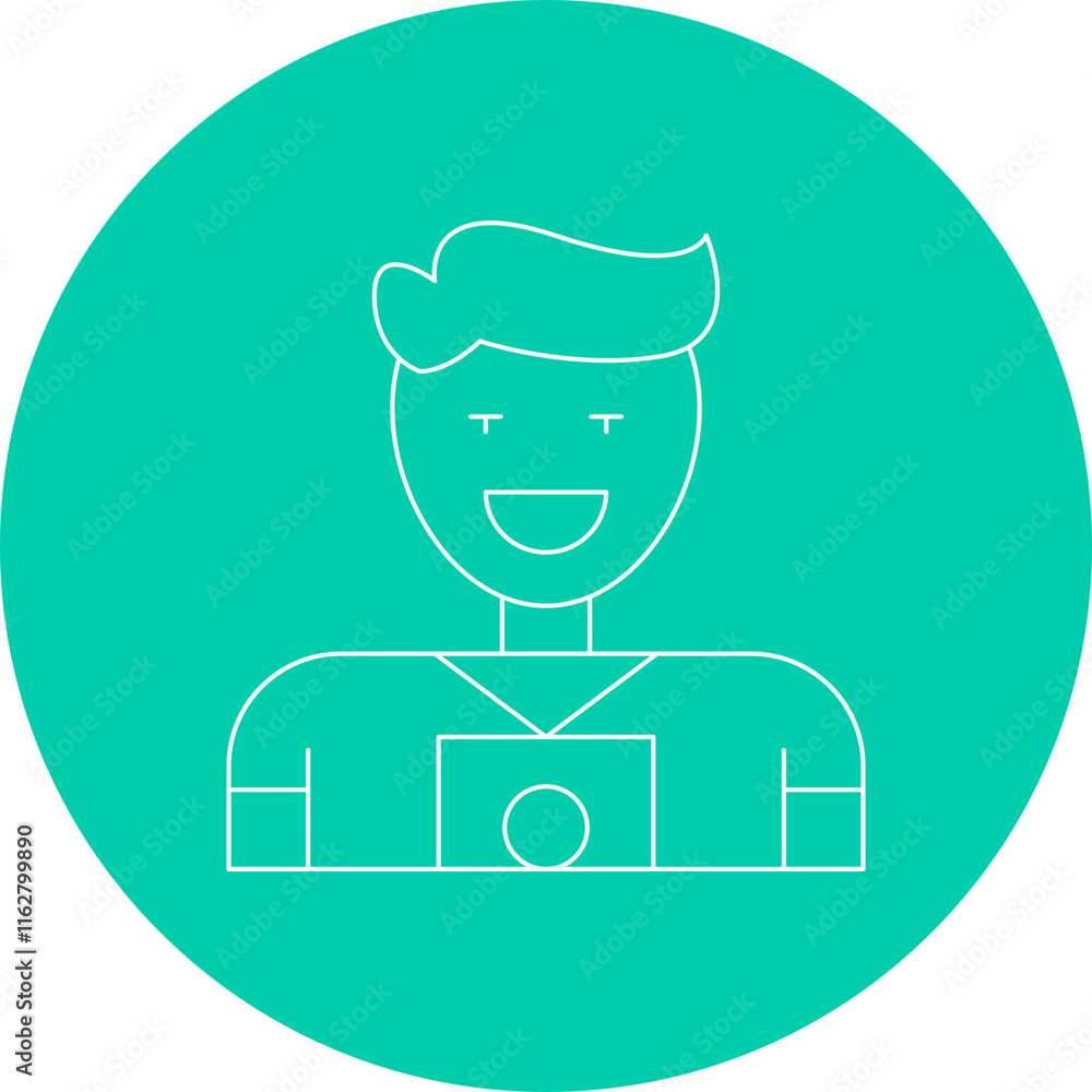 Photographer icon single vector illustration Photographer icon single vector illustration