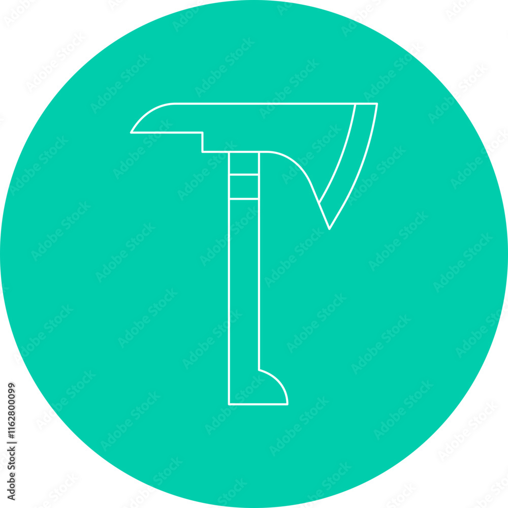 Axe icon single vector illustration Axe icon single vector illustration