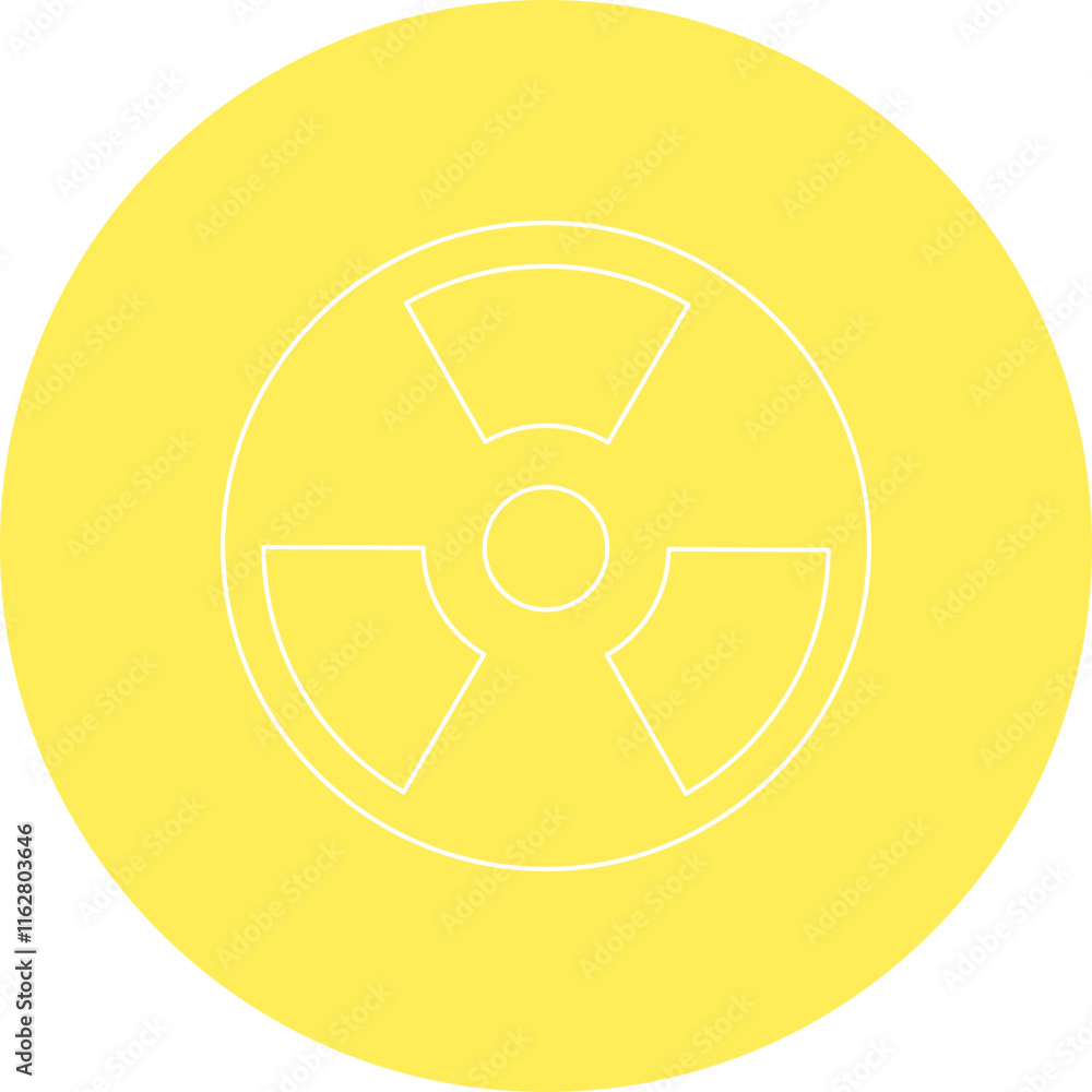 Hazard icon single vector illustration Hazard icon single vector illustration