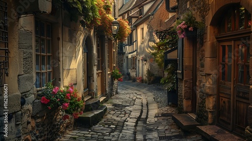 Fototapeta Naklejka Na Ścianę i Meble -  street in the town