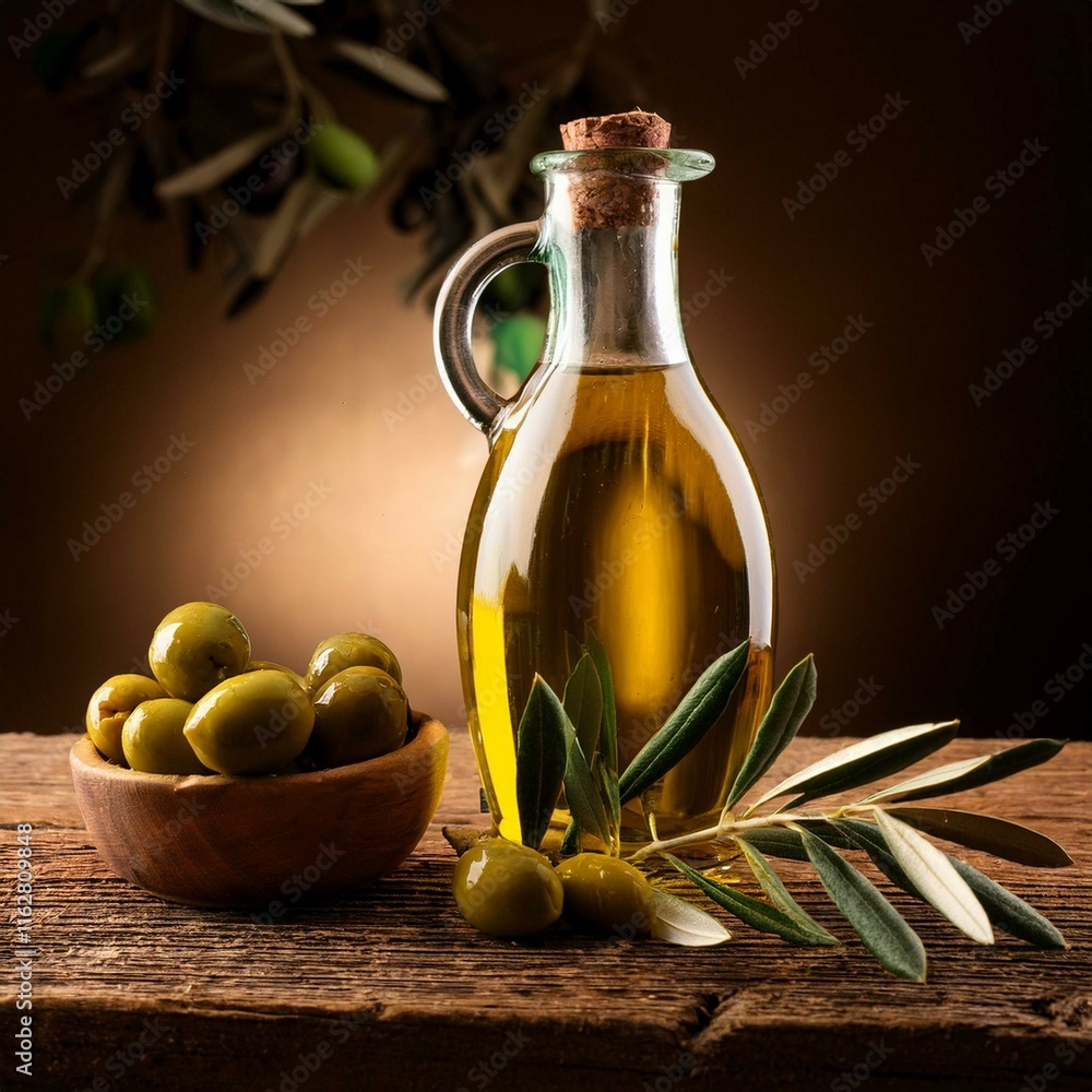 olive oil and olives olive oil and olives
