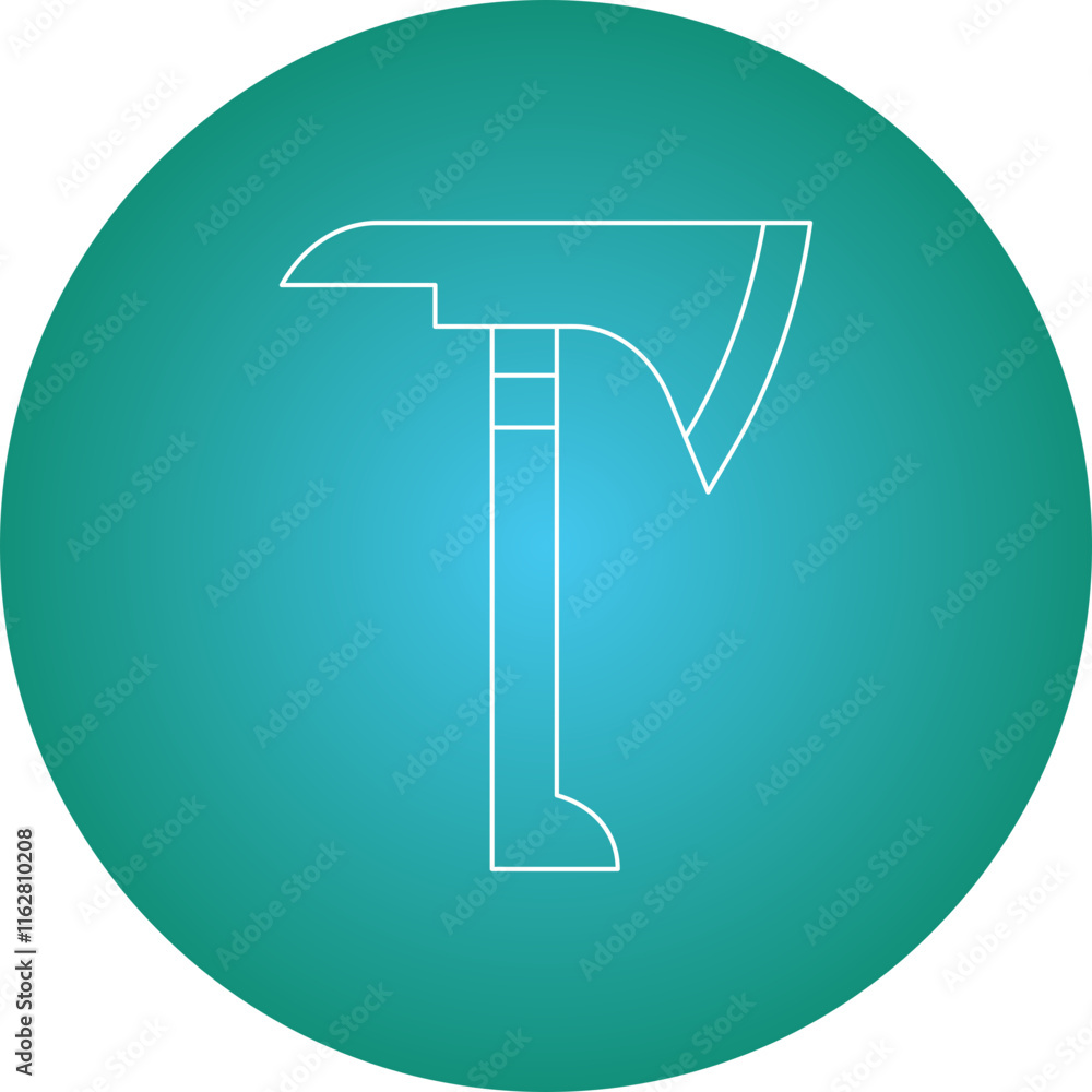 Axe icon single vector illustration Axe icon single vector illustration