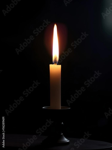 candle in the dark