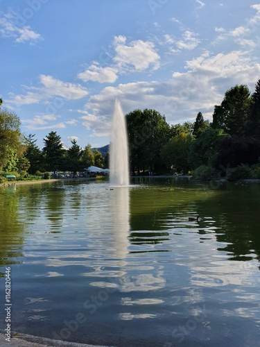 Wasserfontäne Europapark photo