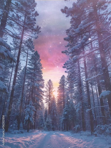 winter in the forest