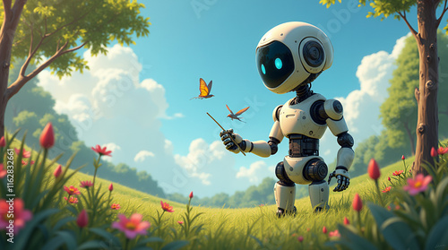 robot and the nature