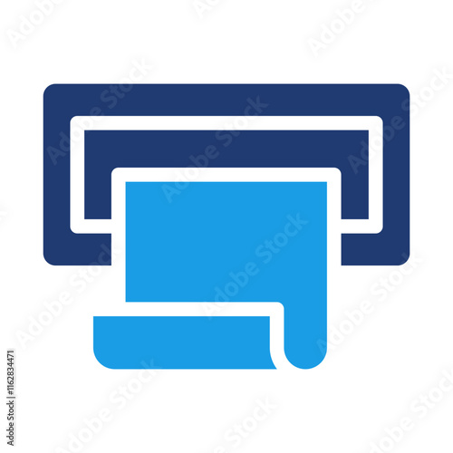 Invoice Blue Color Icon