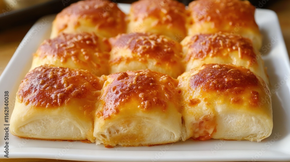 Golden Brown Cheesy Bread Rolls, Delicious Homemade Recipe Golden Brown Cheesy Bread Rolls, Delicious Homemade Recipe