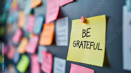 Grateful note handwritten message, appreciation paper sentiment, heartfelt thank you words, sincere gratitude expression