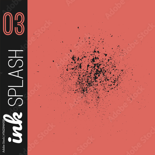 Dusty grit vector texture. Messy spray paint. Design element. 

