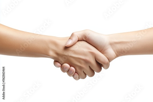 Wallpaper Mural Business people shake hands while negotiating a business deal. Concept of dispute resolution and mediation, Generative AI Torontodigital.ca