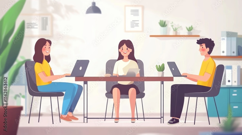 Meeting, collaboration and team planning a project together in the office conference room. Teamwork, diversity and business people in discussion while, Generative AI Meeting, collaboration and team planning a project together in the office conference room. Teamwork, diversity and business people in discussion while, Generative AI
