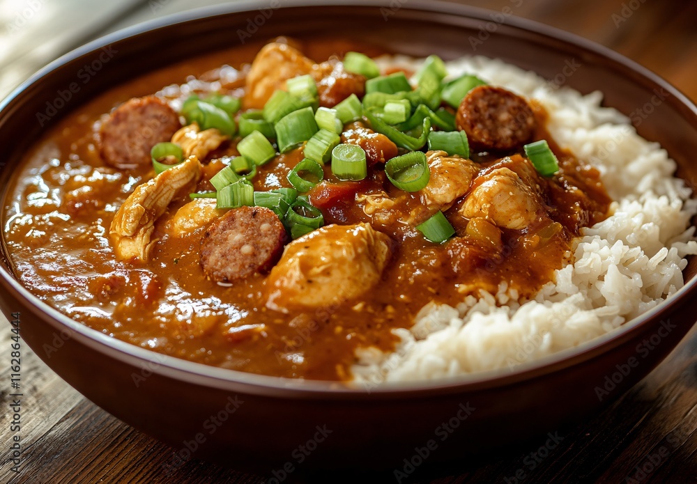 Delicious Chicken and Sausage Jambalaya with Rice Delicious Chicken and Sausage Jambalaya with Rice