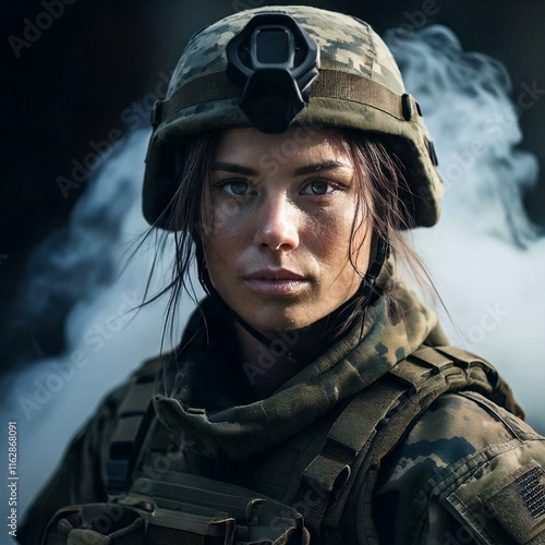 Obraz na płótnie portrait of a soldier w salonie