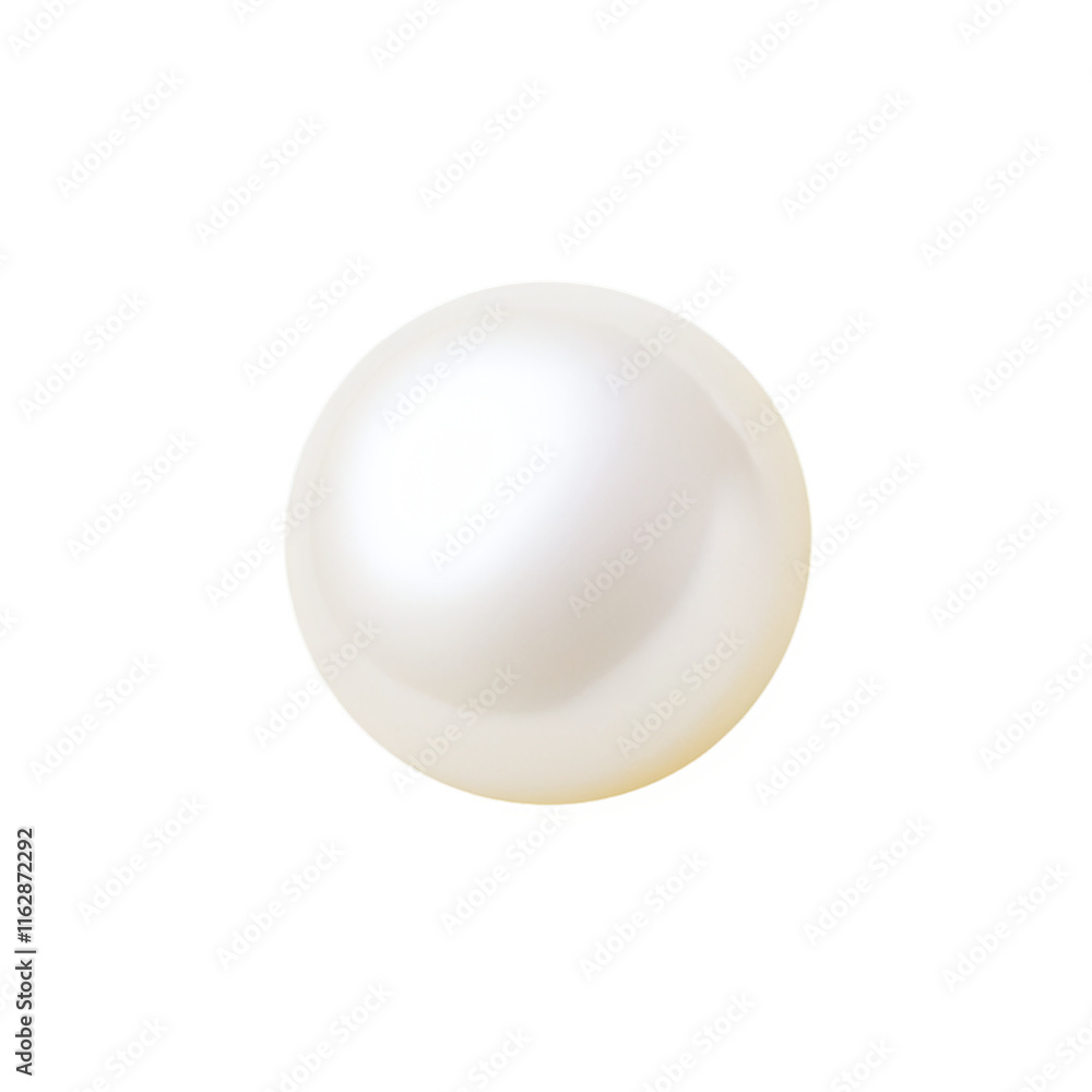 white pearl isolated on transparent background white pearl isolated on transparent background