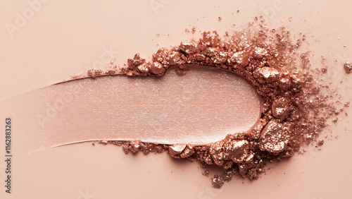 Rose gold eyeshadow swatch