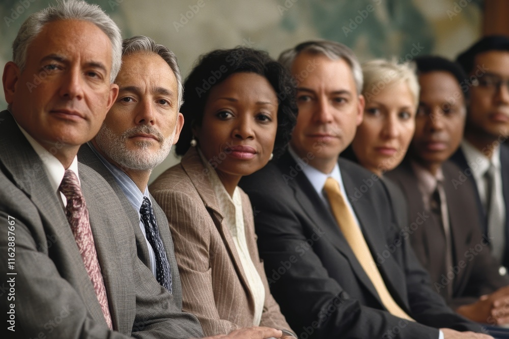 Multiethnic business people in meeting, Generative AI Multiethnic business people in meeting, Generative AI