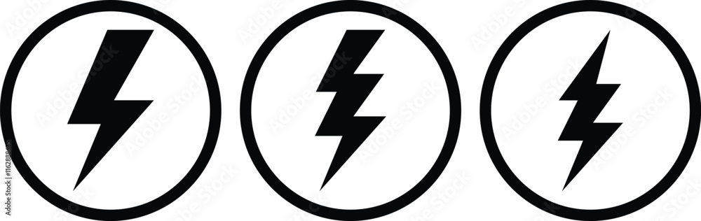 Flash icons collection. Electric symbols. Electric lightning symbols. Flash light sign. Electric vector icons, Bolt lightning flash icons Flash icons collection. Electric symbols. Electric lightning symbols. Flash light sign. Electric vector icons, Bolt lightning flash icons
