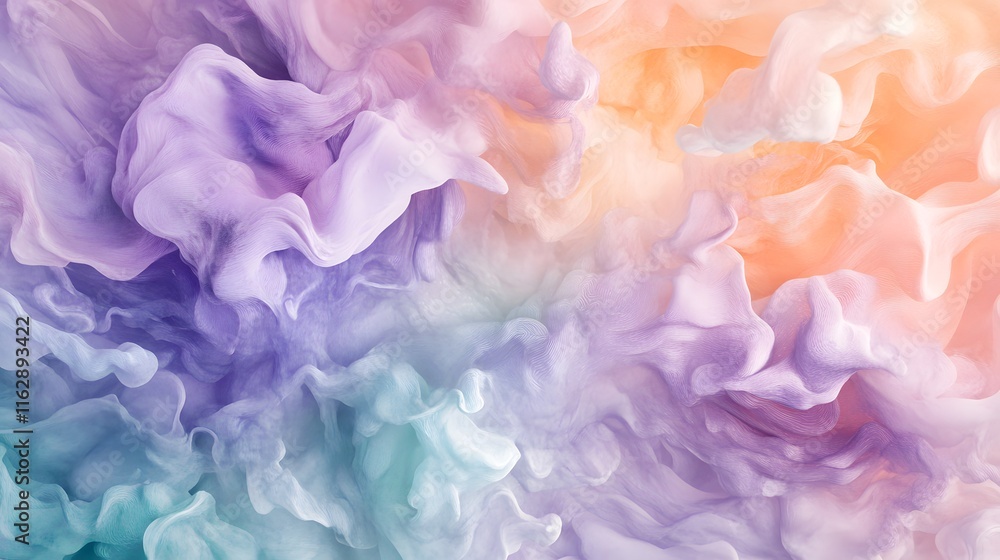 Fototapeta premium Abstract Pastel Swirls of Color and Light