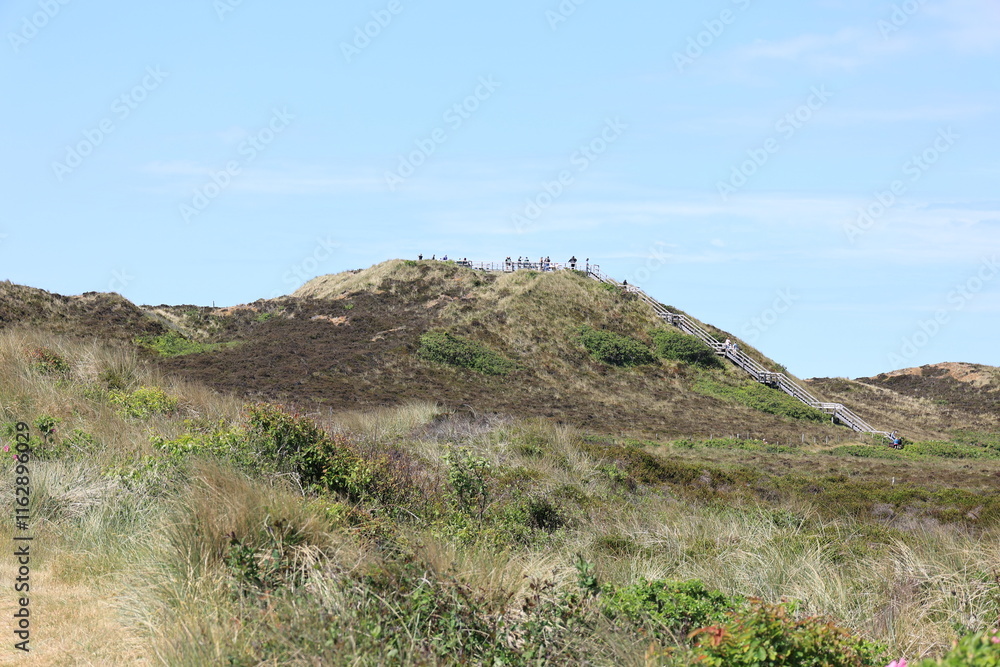 Blick auf die Küstenlandschaft bei Kampen auf der Nordfriesischen Insel Sylt Blick auf die Küstenlandschaft bei Kampen auf der Nordfriesischen Insel Sylt