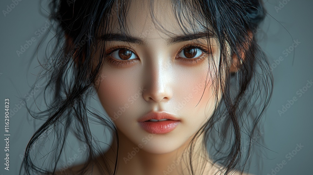 Portrait of a beautiful woman. Portrait of a beautiful woman.