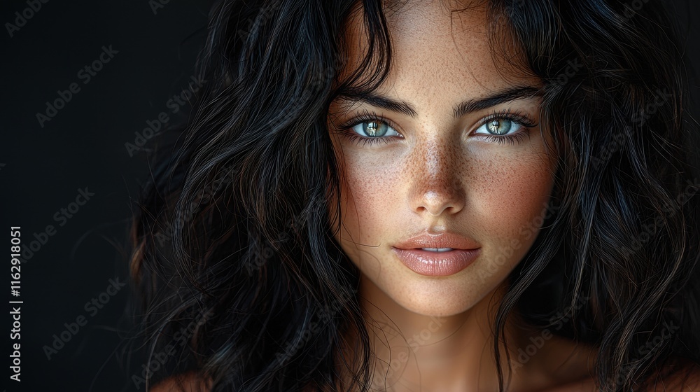 Portrait of a beautiful woman.