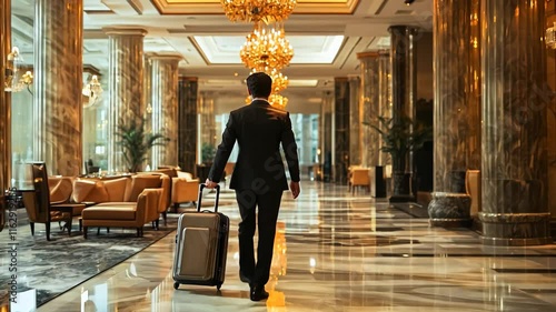 Wallpaper Mural Business Travel in Luxury Hotel Lobby Torontodigital.ca