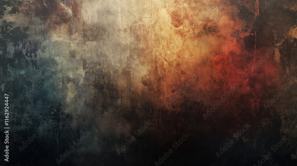 A wall with a lot of paint splatters and a lot of red and brown colors A wall with a lot of paint splatters and a lot of red and brown colors