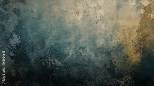 Abstract painting with a lot of details