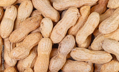 Peanuts in a close-up