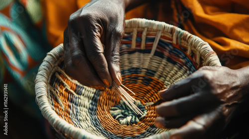 Wallpaper Mural Traditional Basket Weaving by African Hands: Black History Month Torontodigital.ca