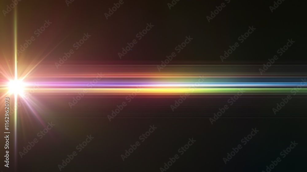 A bright light is shining on a dark background A bright light is shining on a dark background