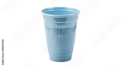 Wallpaper Mural Light blue disposable plastic isolated on white background Torontodigital.ca