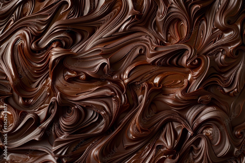 Chocolate swirl background. Clean, detailed melted choco mass. Chocolate swirl background. Clean, detailed melted choco mass.