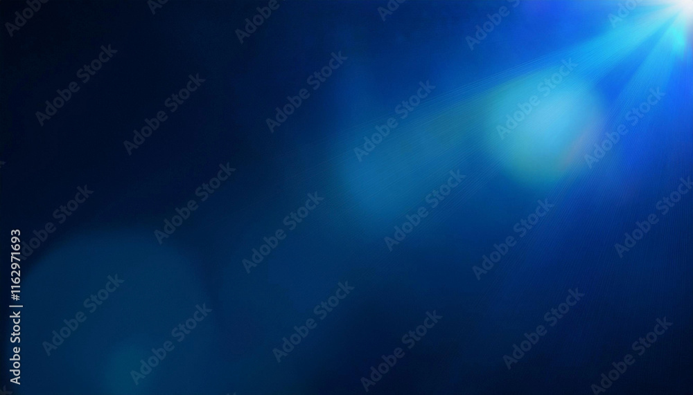 Blue Lens Flare with Film Noise - Retro Abstract Light Effects Blue Lens Flare with Film Noise - Retro Abstract Light Effects