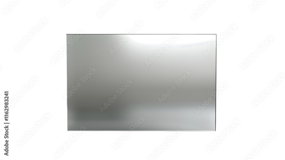 Frosted glass panel with a recorded isolated on white background Frosted glass panel with a recorded isolated on white background