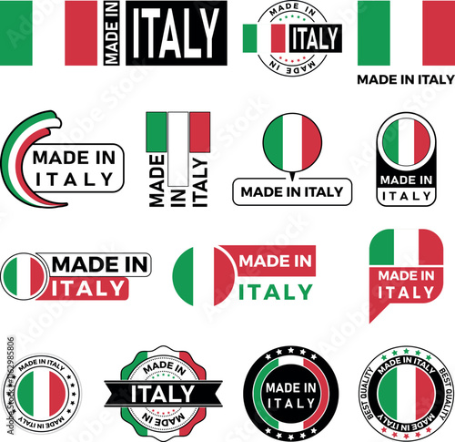Made in Italy, Italien - Qualität, Siegel, Label, Logo, Symbol, Zeichen, Produkt, Hersellung