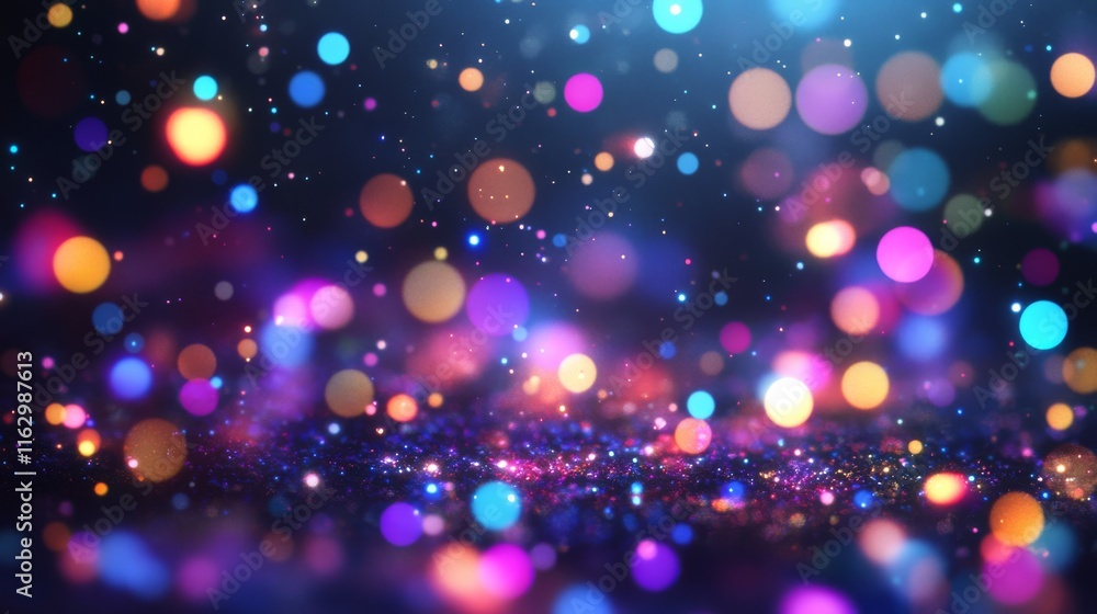 A colorful background with many small dots A colorful background with many small dots