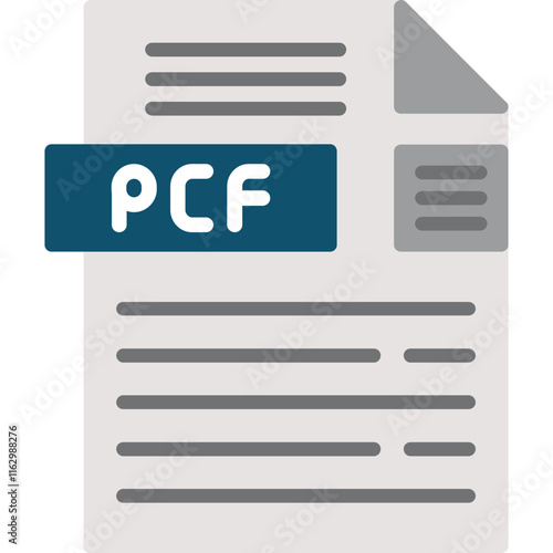 PCF File Format Icon photo