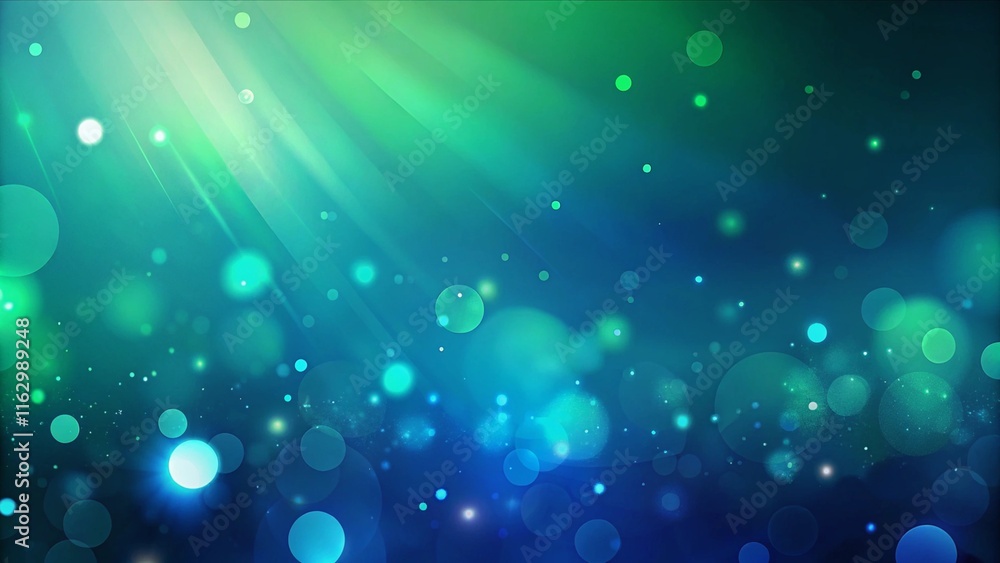 Dark blue green background with bokeh effect. Abstract light background with copy space for design. Web banner.
Dark blue green background with bokeh effect. Abstract light background with copy space for design. Web banner.
