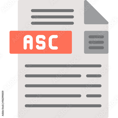 ASC File Format Icon