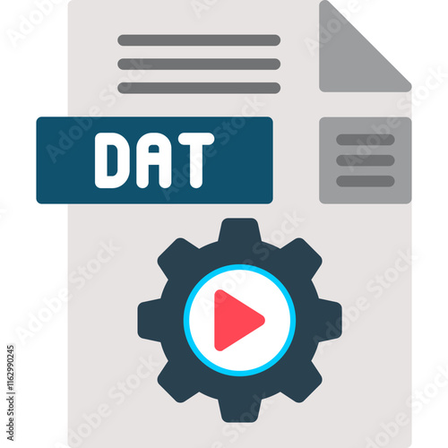 DAT File Format Icon
