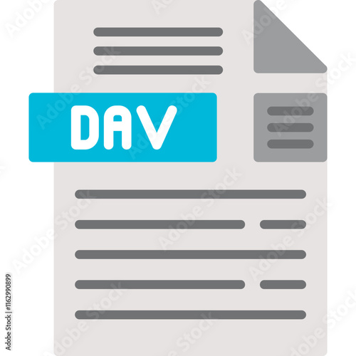 DAV File Format Icon