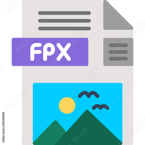 FPX File Format Icon photo